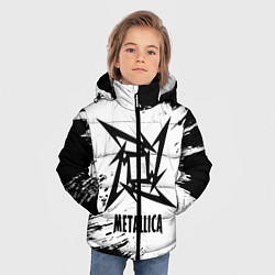 Куртка зимняя для мальчика METALLICA МЕТАЛЛИКА, цвет: 3D-черный — фото 2