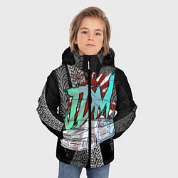 Куртка зимняя для мальчика JDM Nissan GTR R34 Nismo, цвет: 3D-светло-серый — фото 2