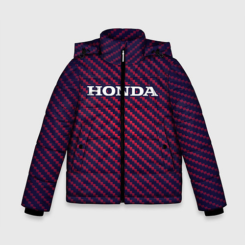 Зимняя куртка для мальчика HONDA ХОНДА / 3D-Черный – фото 1