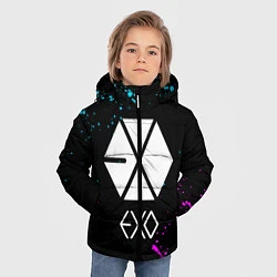 Куртка зимняя для мальчика EXO BAND, цвет: 3D-красный — фото 2