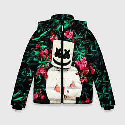 Куртка зимняя для мальчика MARSHMELLO ROSES, цвет: 3D-черный