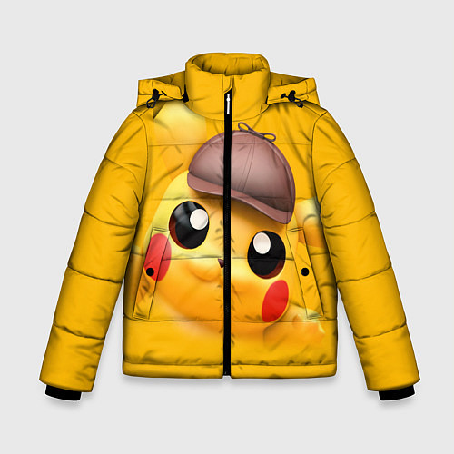 Зимняя куртка для мальчика Pikachu Pika Pika / 3D-Черный – фото 1