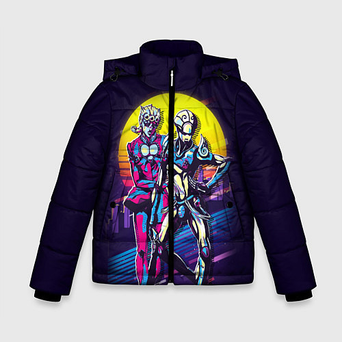 Зимняя куртка для мальчика JoJo’s Bizarre Adventure / 3D-Светло-серый – фото 1