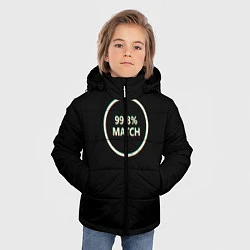 Куртка зимняя для мальчика ЧЕРНОЕ ЗЕРКАЛО ГЛЮК, цвет: 3D-черный — фото 2