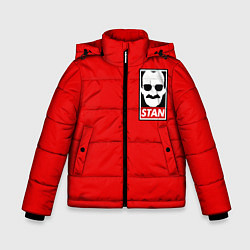 Куртка зимняя для мальчика STAN LEE, цвет: 3D-черный