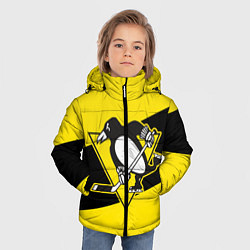 Куртка зимняя для мальчика Питтсбург Пингвинз, цвет: 3D-черный — фото 2