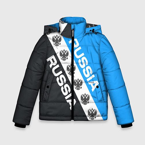 Зимняя куртка для мальчика RUSSIA SPORT / 3D-Черный – фото 1