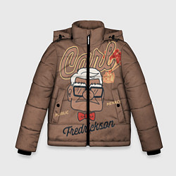 Куртка зимняя для мальчика Carl Fredricksen, цвет: 3D-черный