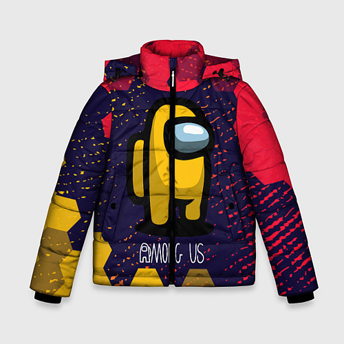 Зимняя куртка для мальчика AMONG US АМОНГ АС / 3D-Черный – фото 1