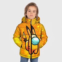 Куртка зимняя для мальчика AMONG US - Pikachu, цвет: 3D-черный — фото 2