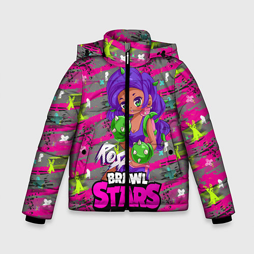 Зимняя куртка для мальчика Rosa Brawl Stars / 3D-Черный – фото 1