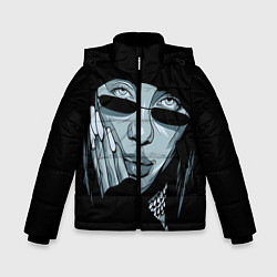 Куртка зимняя для мальчика Билли Айлиш, цвет: 3D-черный