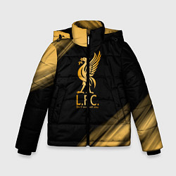 Куртка зимняя для мальчика Liverpool Ливерпуль, цвет: 3D-черный