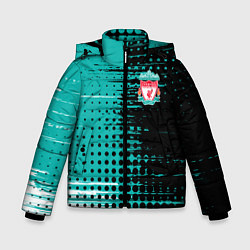 Куртка зимняя для мальчика Liverpool Ливерпуль, цвет: 3D-светло-серый