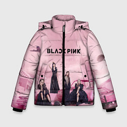 Куртка зимняя для мальчика BLACKPINK x PUBG, цвет: 3D-черный