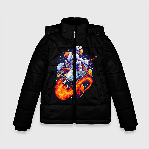 Зимняя куртка для мальчика COSMO ROCKET / 3D-Черный – фото 1