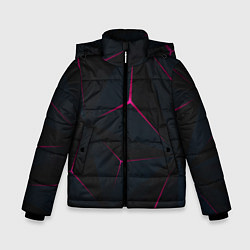 Куртка зимняя для мальчика Тетраэдр, цвет: 3D-черный