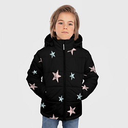 Куртка зимняя для мальчика Звездопад, цвет: 3D-светло-серый — фото 2