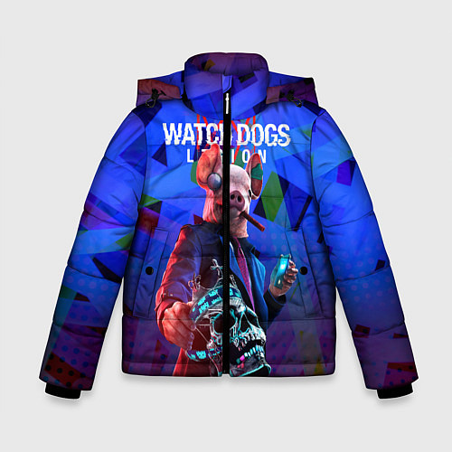 Зимняя куртка для мальчика Watch Dogs: Legion / 3D-Черный – фото 1