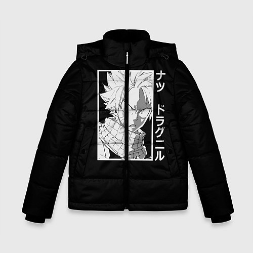 Зимняя куртка для мальчика Нацу Драгнил / 3D-Черный – фото 1