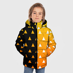 Куртка зимняя для мальчика ZENITSU ЗЕНИТСУ КИМОНО, цвет: 3D-светло-серый — фото 2