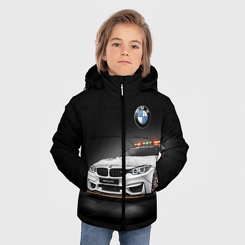 Зимняя куртка для мальчика Safety car / 3D-Красный – фото 3