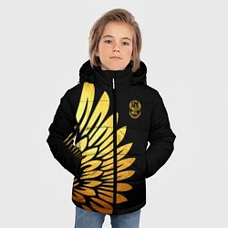 Куртка зимняя для мальчика ХАБИБ, цвет: 3D-светло-серый — фото 2