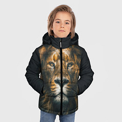 Куртка зимняя для мальчика Лев, цвет: 3D-красный — фото 2