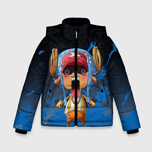 Зимняя куртка для мальчика One Piece Тони Чоппер / 3D-Черный – фото 1