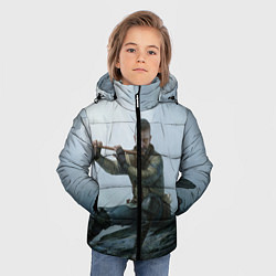 Куртка зимняя для мальчика Господин Зеркало, цвет: 3D-черный — фото 2