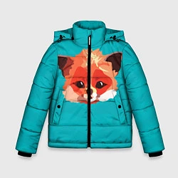 Куртка зимняя для мальчика Лисичка, цвет: 3D-красный