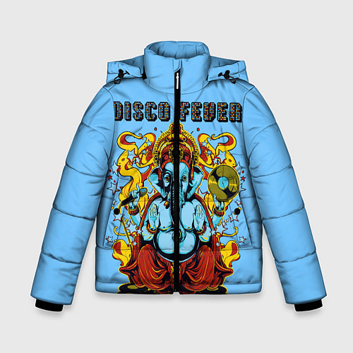 Зимняя куртка для мальчика Дискотека фойер / 3D-Черный – фото 1