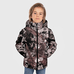 Куртка зимняя для мальчика Аста, цвет: 3D-черный — фото 2