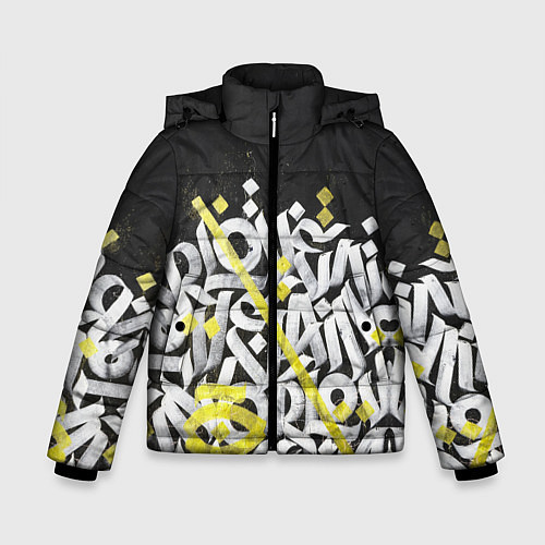 Зимняя куртка для мальчика GRAFFITY / 3D-Светло-серый – фото 1