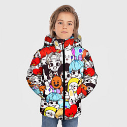 Куртка зимняя для мальчика BTS BT21, цвет: 3D-светло-серый — фото 2