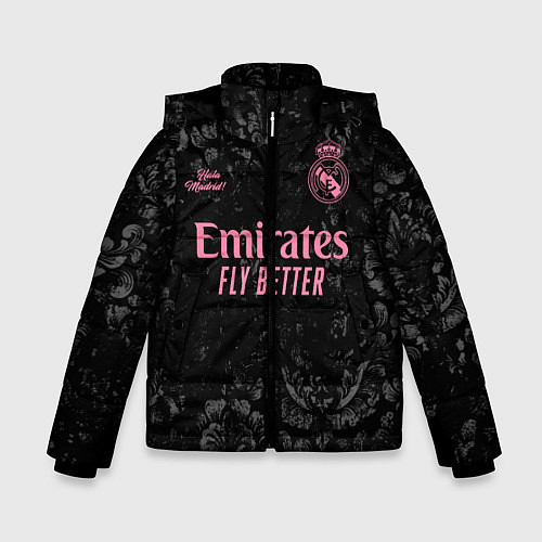 Зимняя куртка для мальчика REAL MADRID, резервная 2021 / 3D-Черный – фото 1
