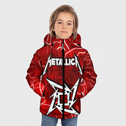 Куртка зимняя для мальчика METALLICA, цвет: 3D-красный — фото 2