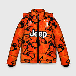 Куртка зимняя для мальчика JUVENTUS резервная 2021, цвет: 3D-черный