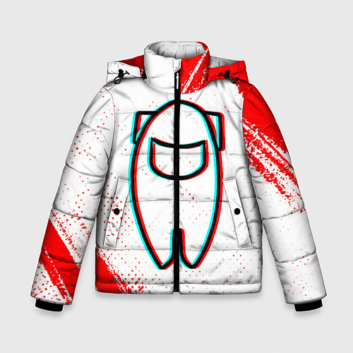 Зимняя куртка для мальчика AMONG US АМОНГ АС / 3D-Черный – фото 1