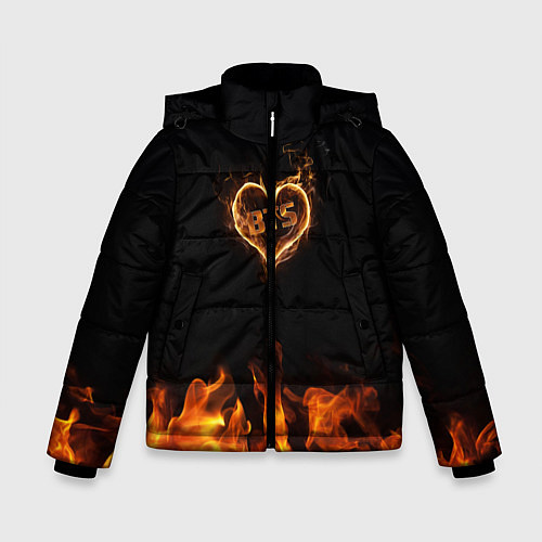 Зимняя куртка для мальчика BTS / 3D-Черный – фото 1