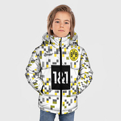 Куртка зимняя для мальчика BORUSSIA резервная сезон 2021, цвет: 3D-черный — фото 2