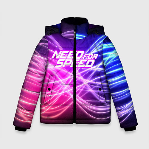 Зимняя куртка для мальчика NFS NEED FOR SPEED S / 3D-Черный – фото 1