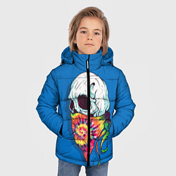 Куртка зимняя для мальчика Хипстер, цвет: 3D-черный — фото 2