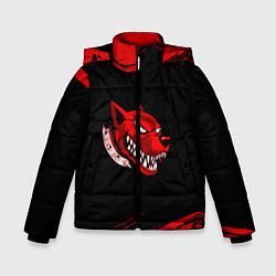 Куртка зимняя для мальчика Злой пёс, цвет: 3D-черный