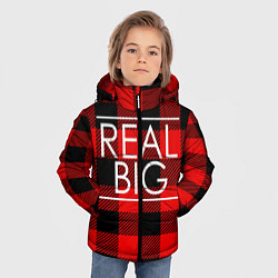 Куртка зимняя для мальчика REAL BIG, цвет: 3D-черный — фото 2