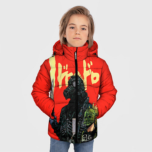 Зимняя куртка для мальчика DOROHEDORO / 3D-Красный – фото 3
