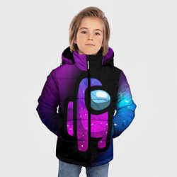 Куртка зимняя для мальчика AMONG US - КОСМОС, цвет: 3D-красный — фото 2