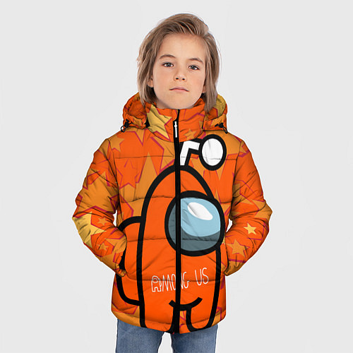 Зимняя куртка для мальчика Among Us / 3D-Красный – фото 3