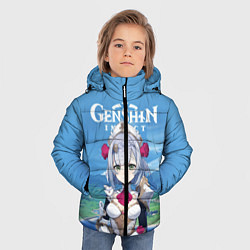 Куртка зимняя для мальчика Genshin Impact, цвет: 3D-черный — фото 2