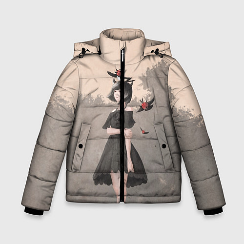 Зимняя куртка для мальчика Secre Swallowtail / 3D-Черный – фото 1